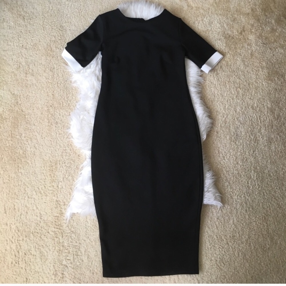 Black and white dress